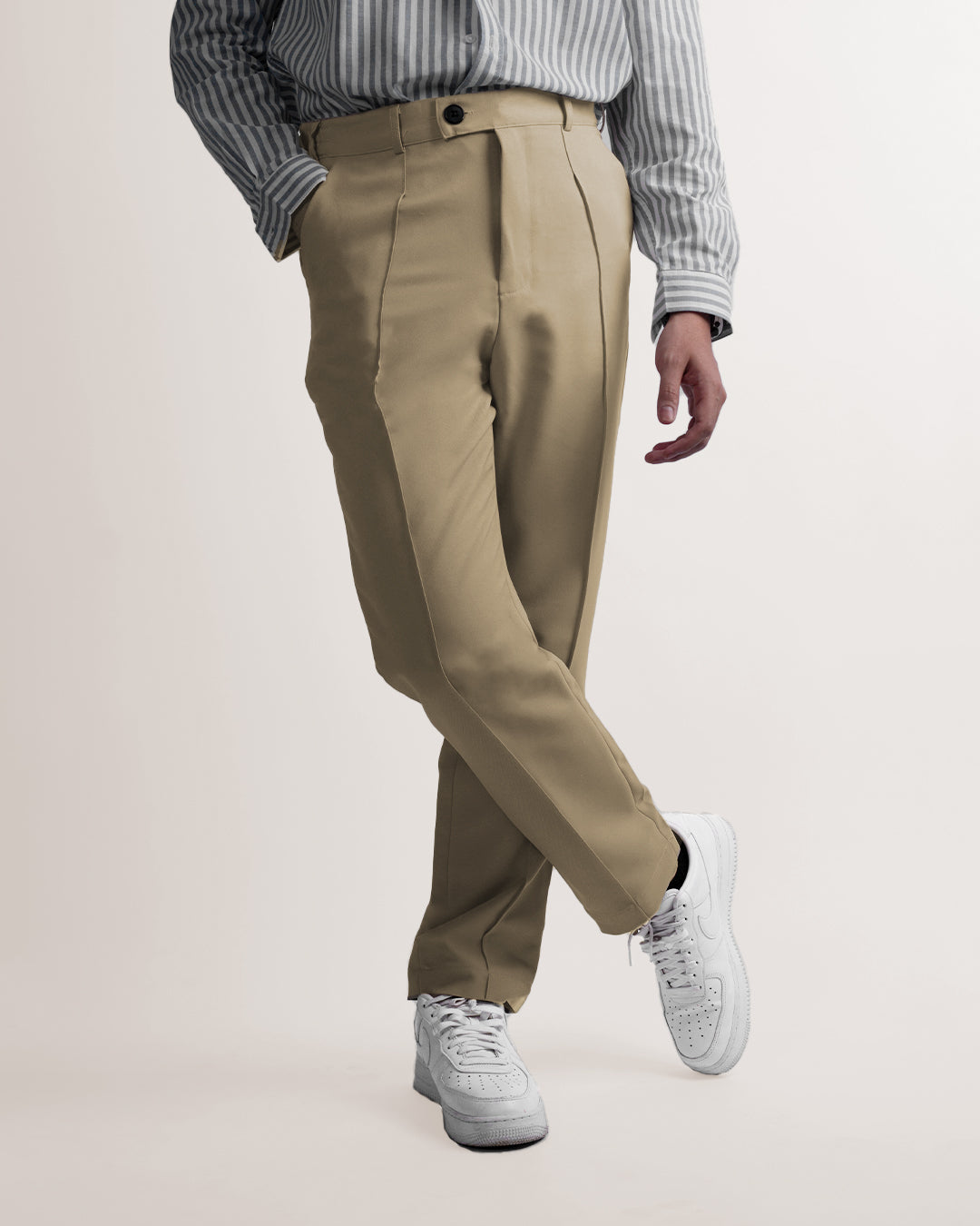 Trouser Stripe Pants - Khaki