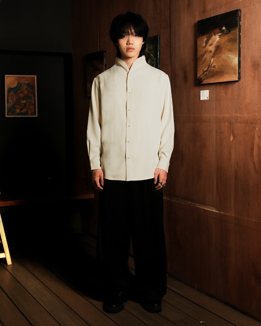 Accent Minimal Beskap - Offwhite