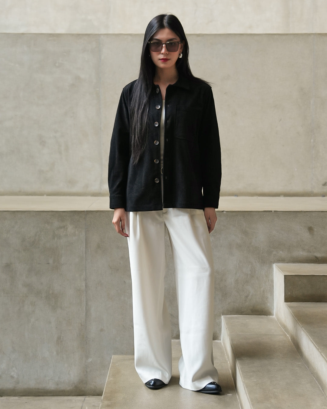 Overshirt Corduroy - Black