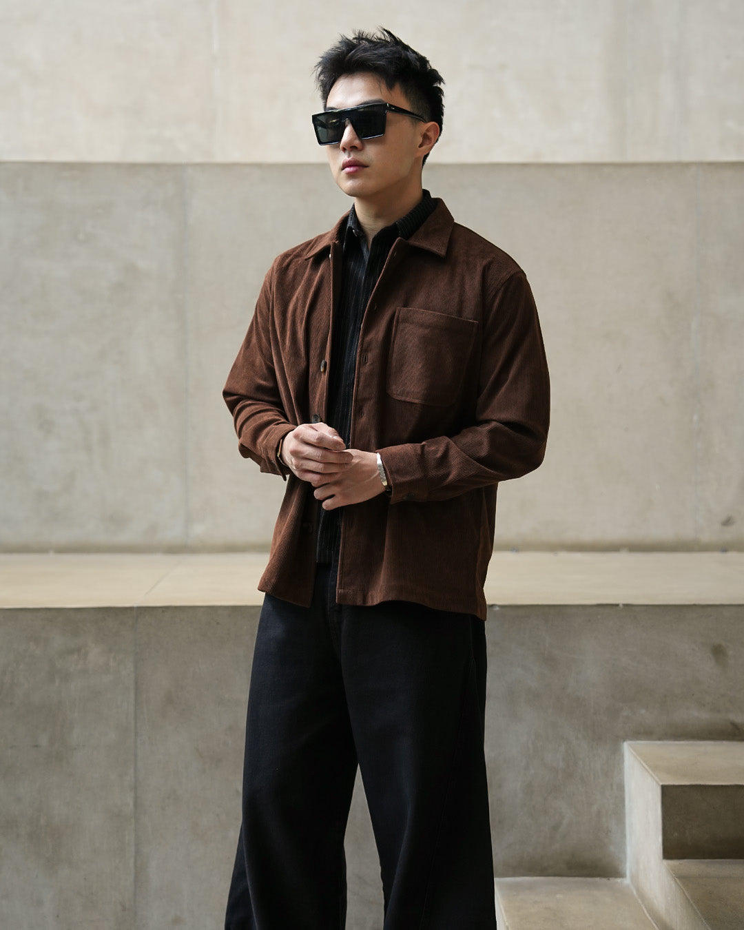 Overshirt Corduroy - Brown