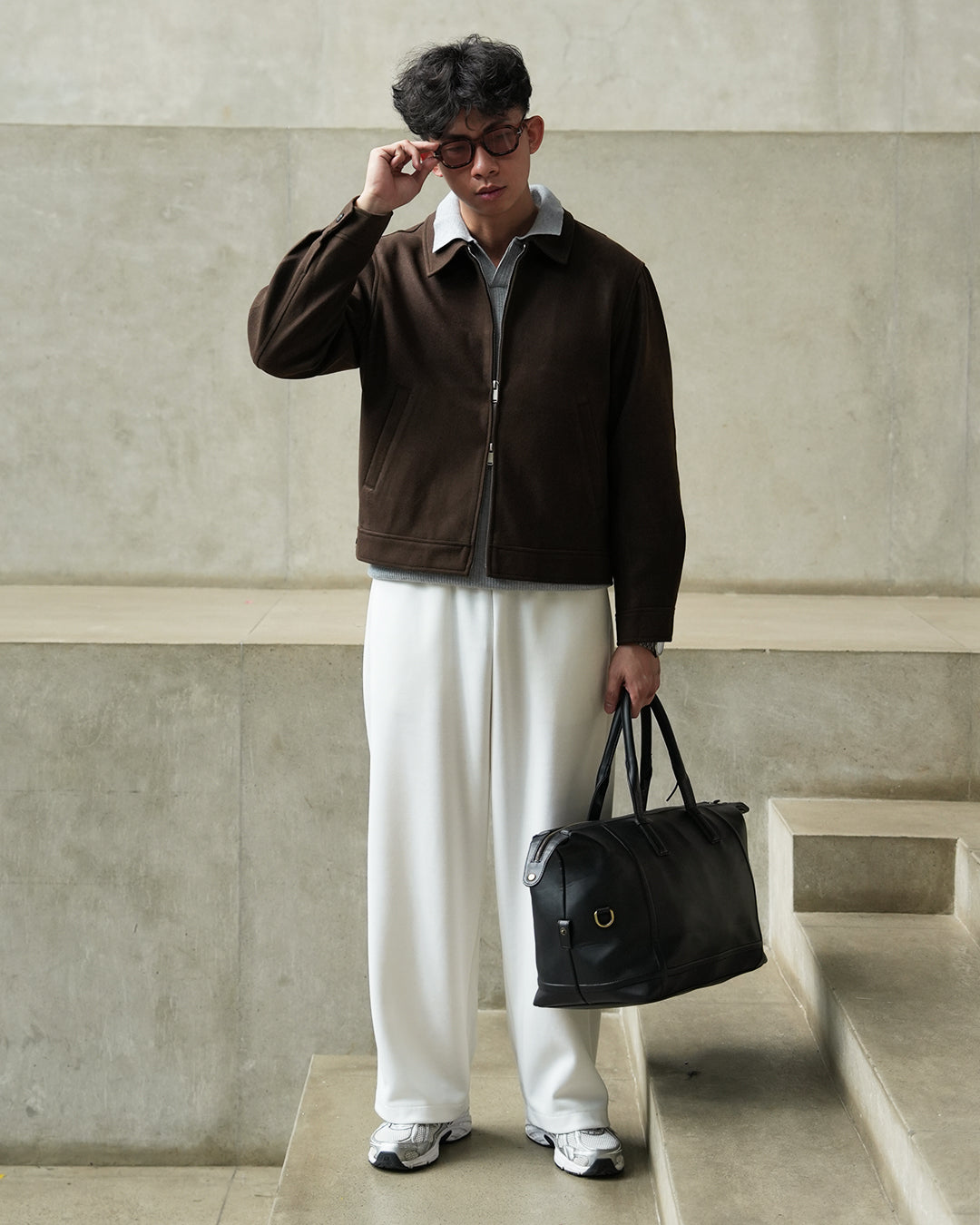 Wool Fiber Jacket SGNR - Coffee