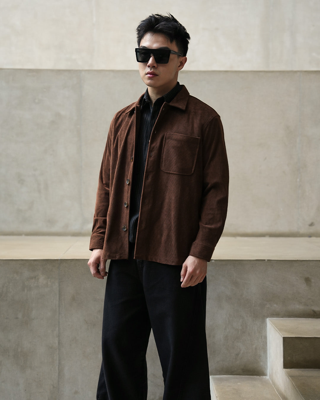 Overshirt Corduroy - Brown