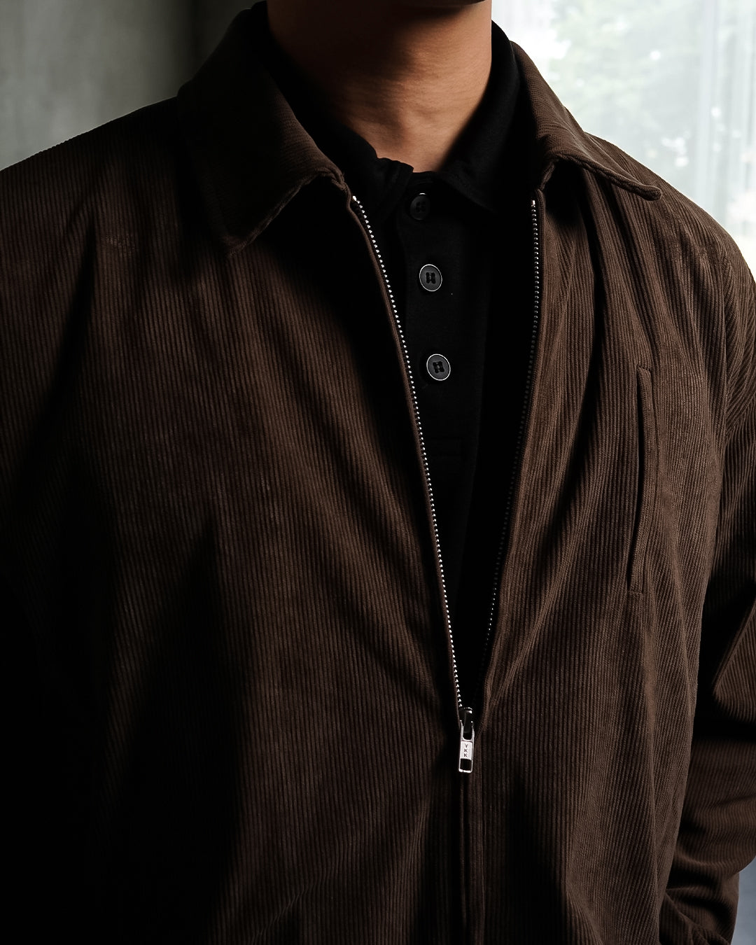 Minimal Jacket Corduroy - Coffee