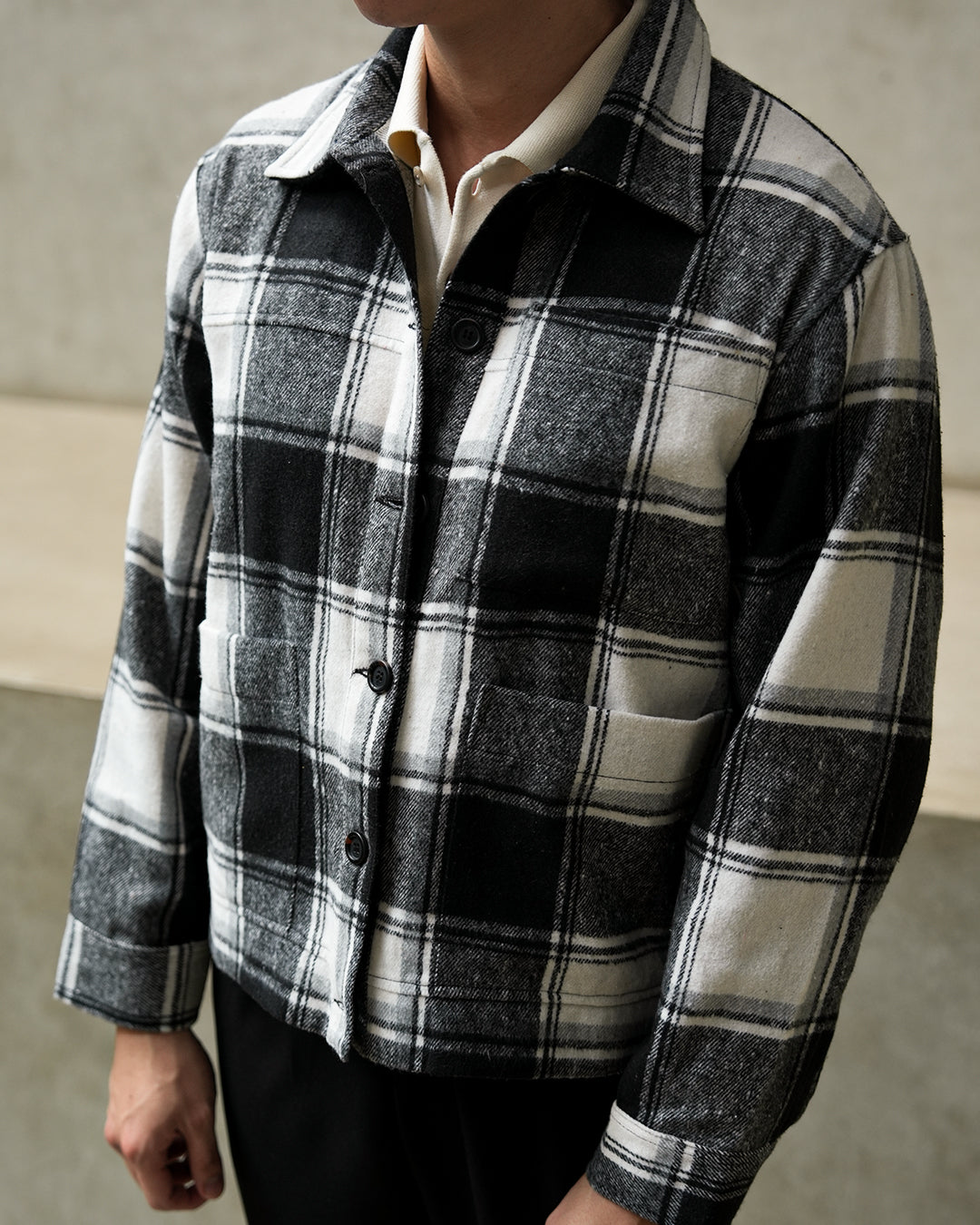 Overshirt Flannel Jacket Limited - Monochrome