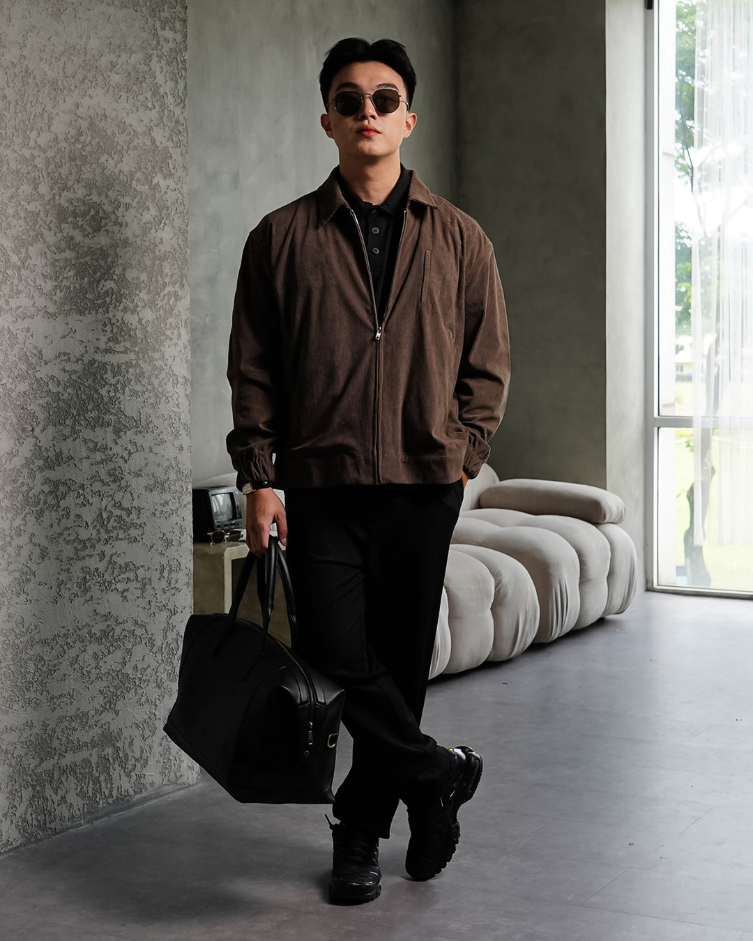 Minimal Jacket Corduroy - Coffee