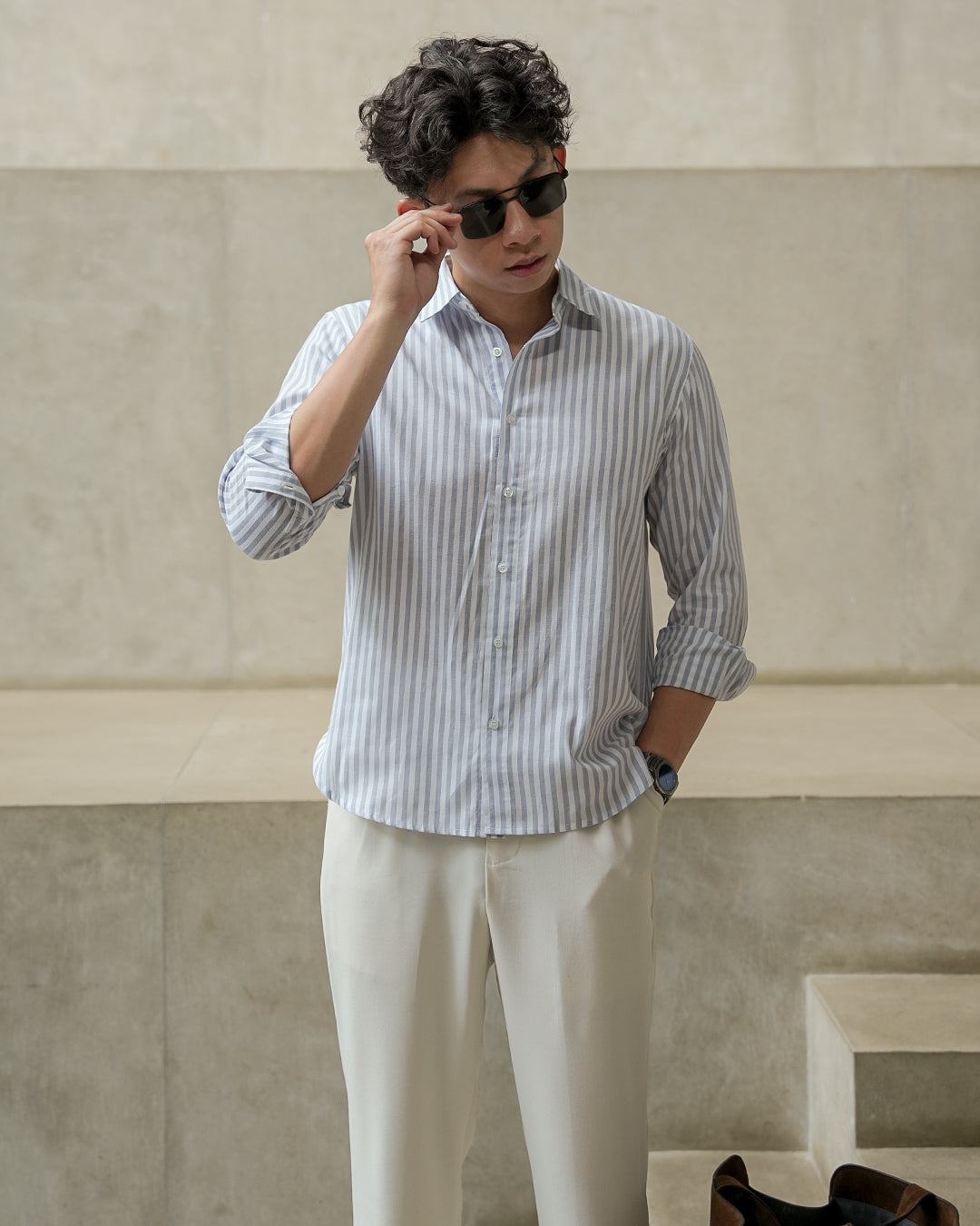 Yanded Stripe - Gray