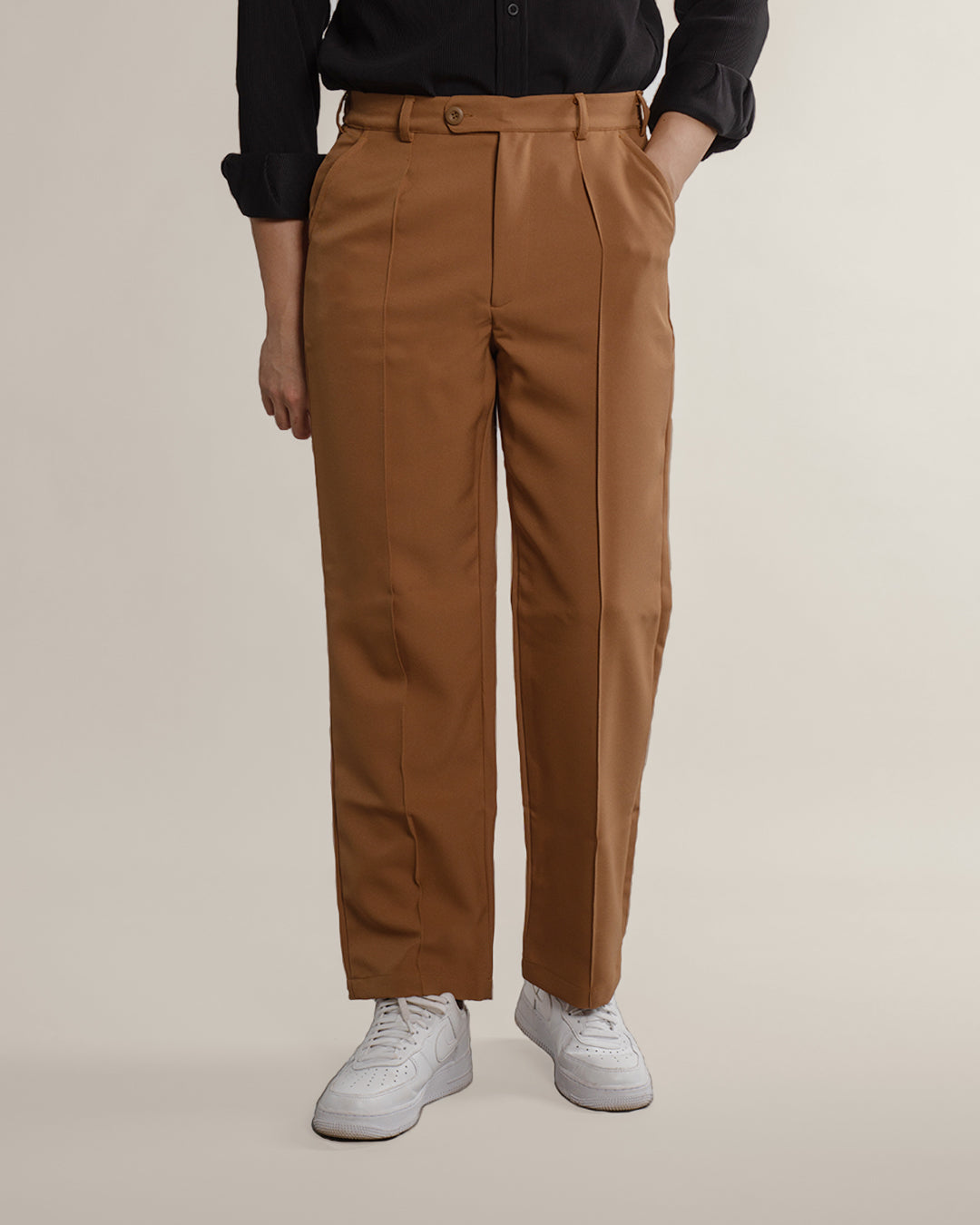 Trouser Stripe Pants - Camel