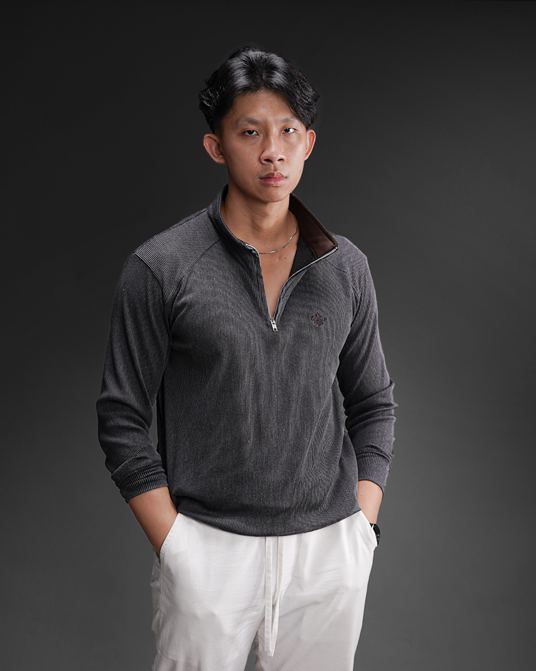 Polo Marvin IV Half Zip - Black