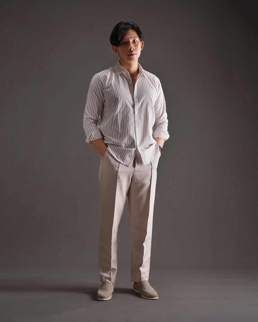 Yanded Stripe - Light Brown