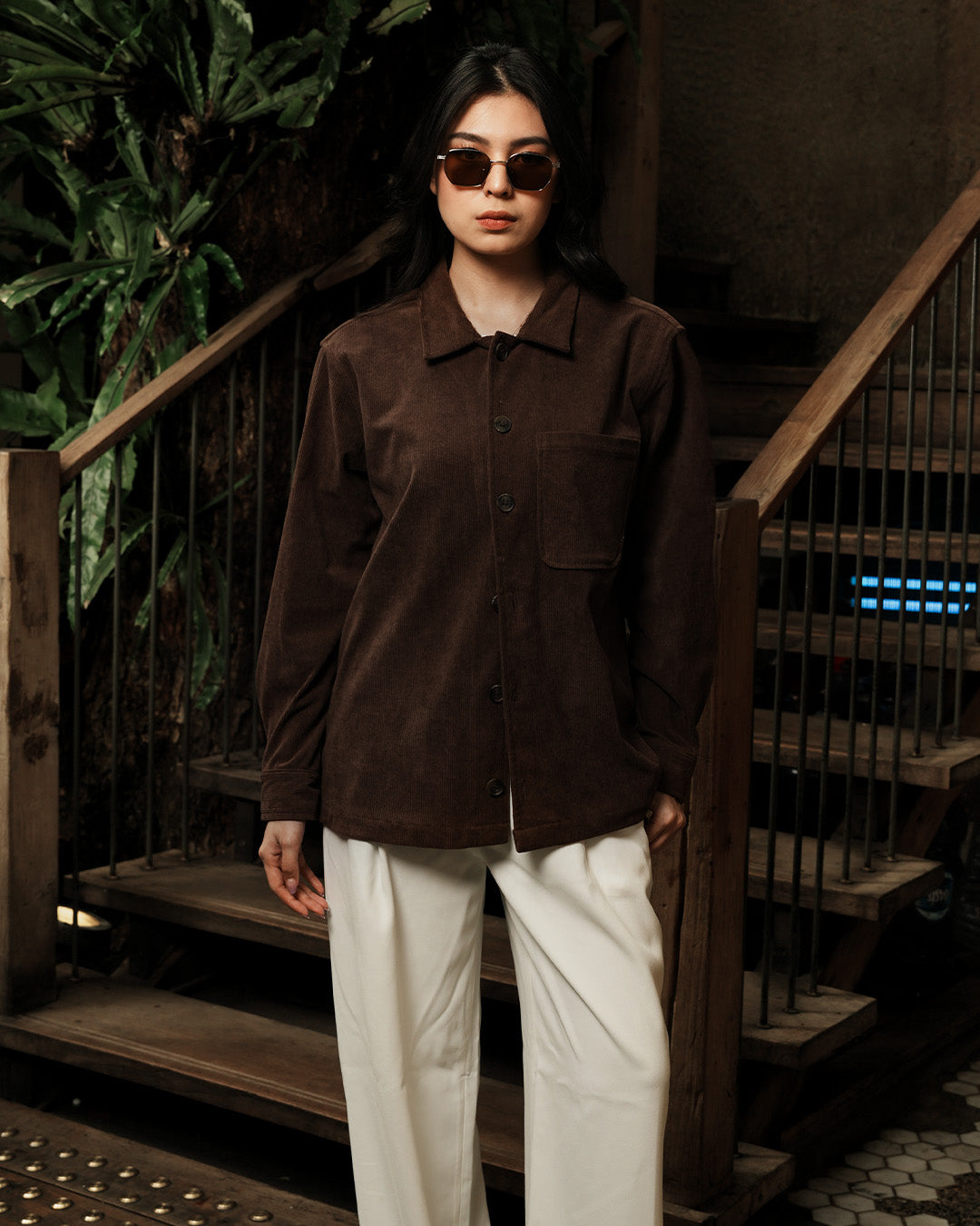 Overshirt Corduroy - Brown
