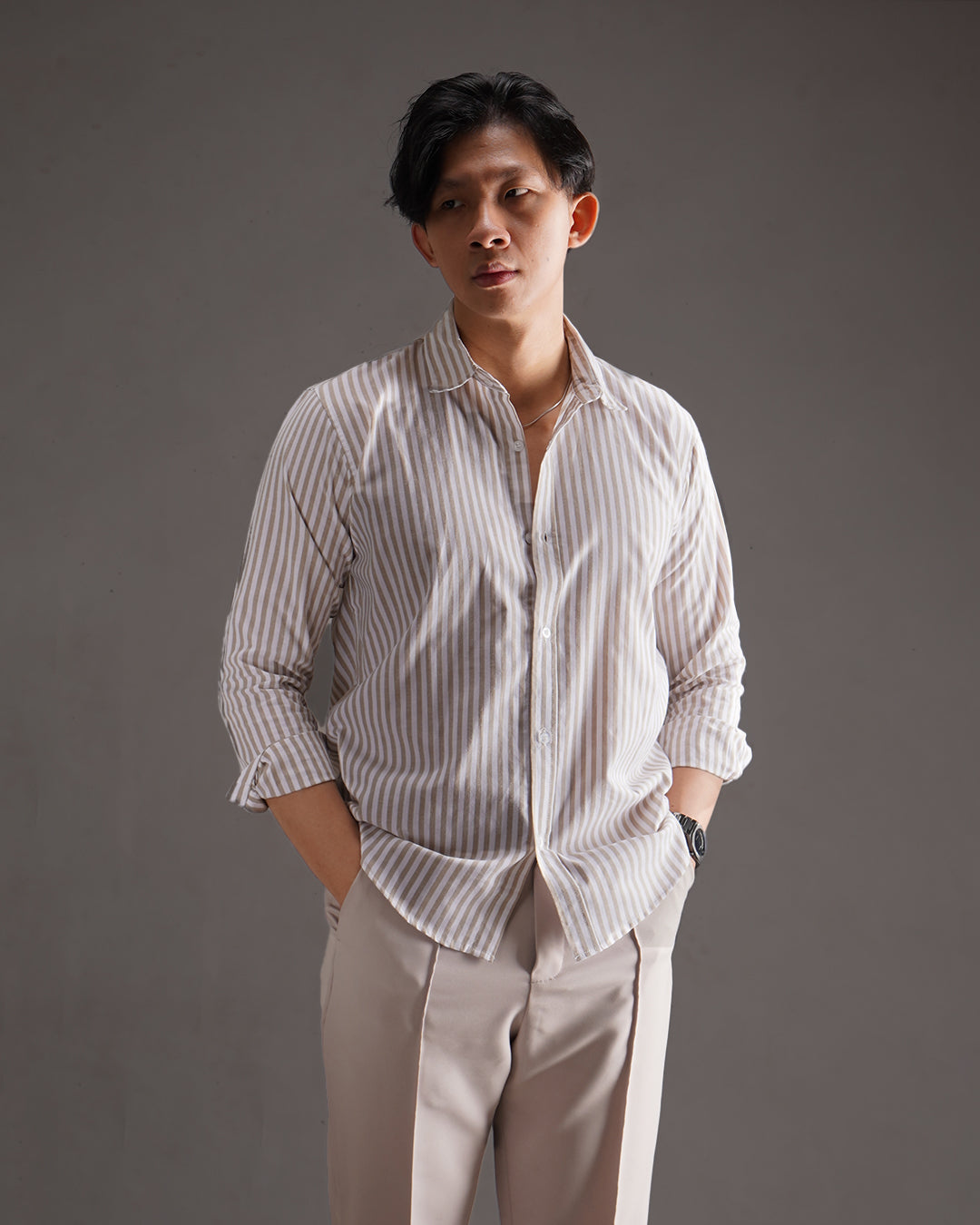 Yanded Stripe - Light Brown