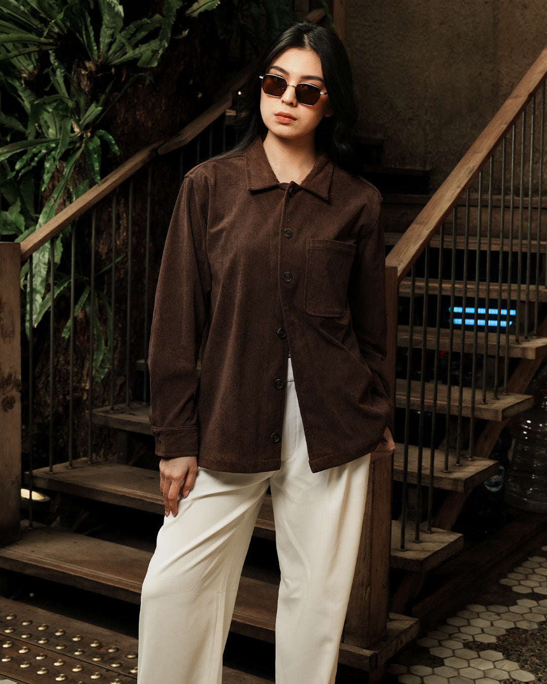 Overshirt Corduroy - Brown