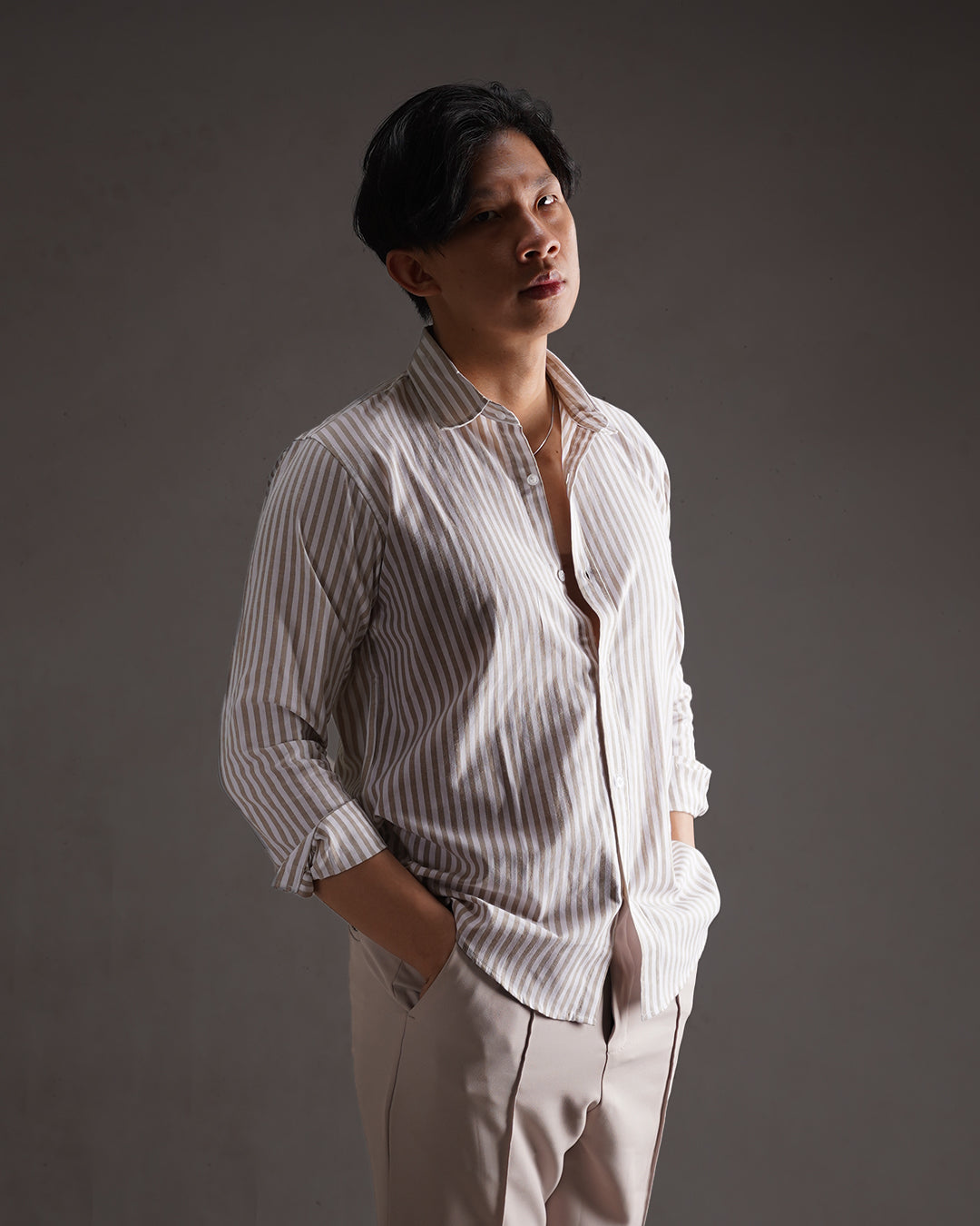 Yanded Stripe - Light Brown