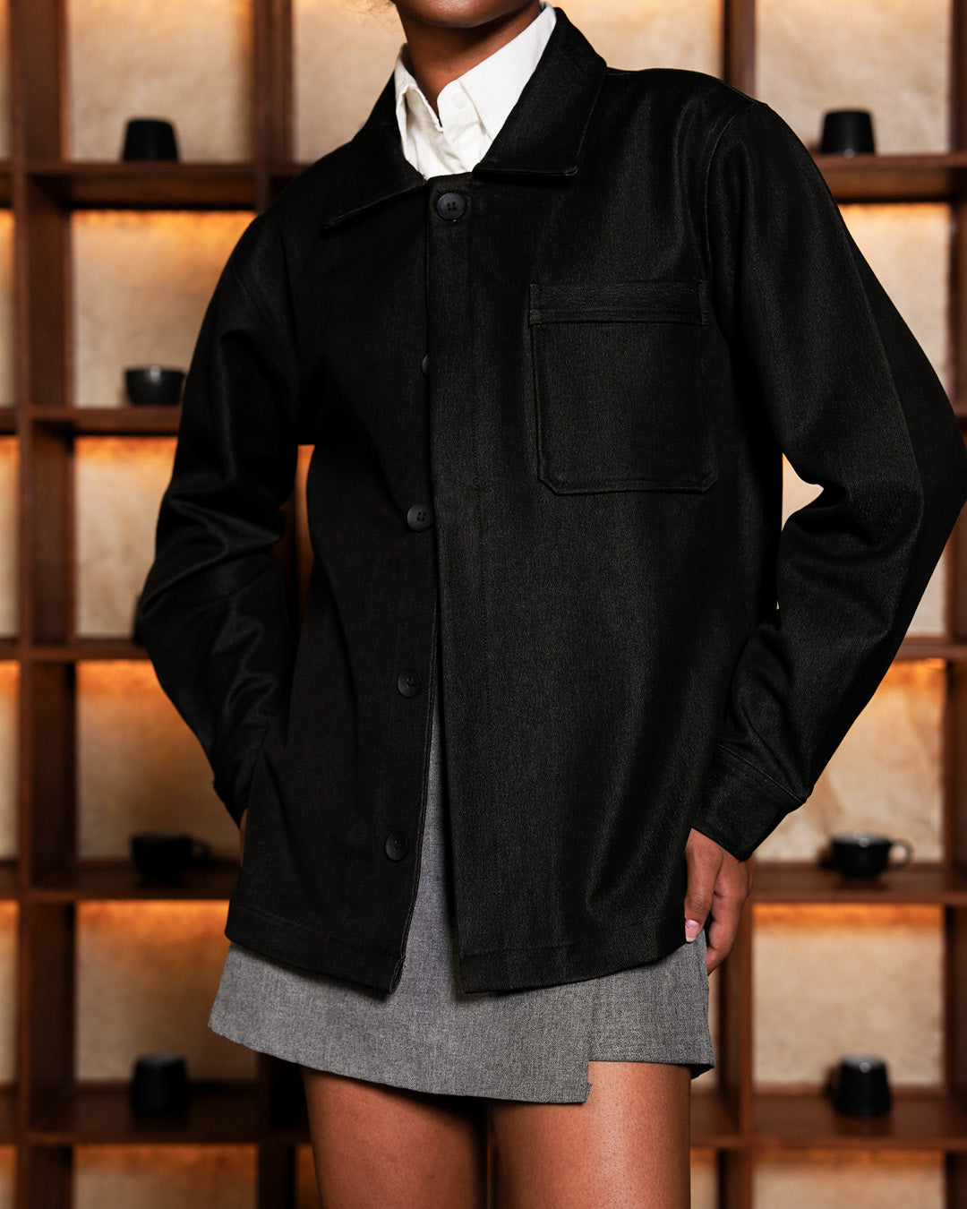 Overshirt Denim - Black