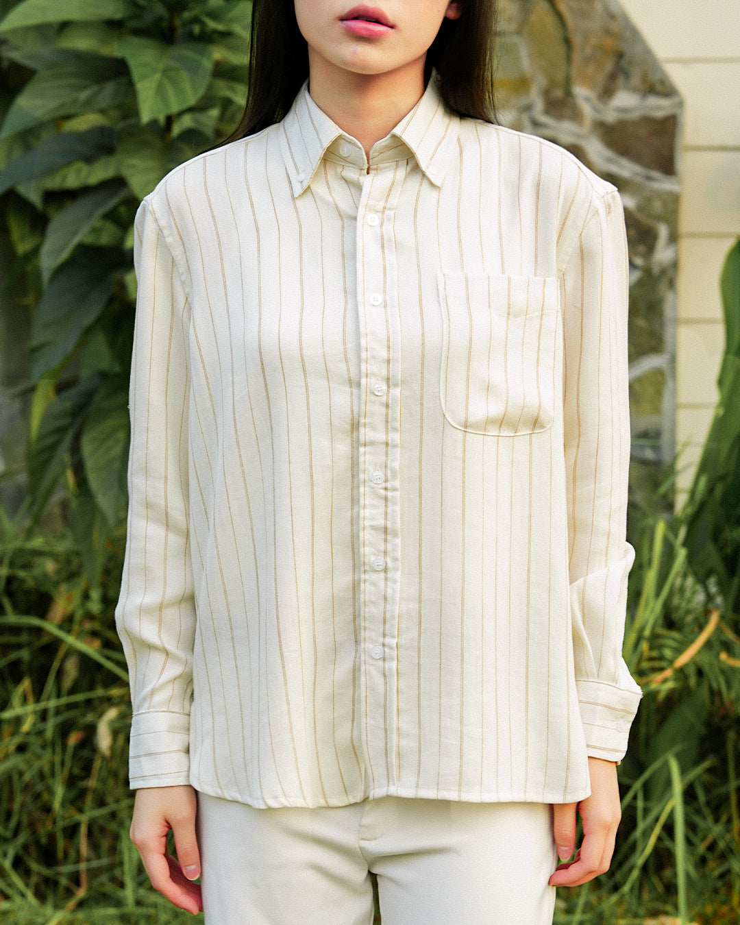 Abstract Stripe Shirt - Offwhite