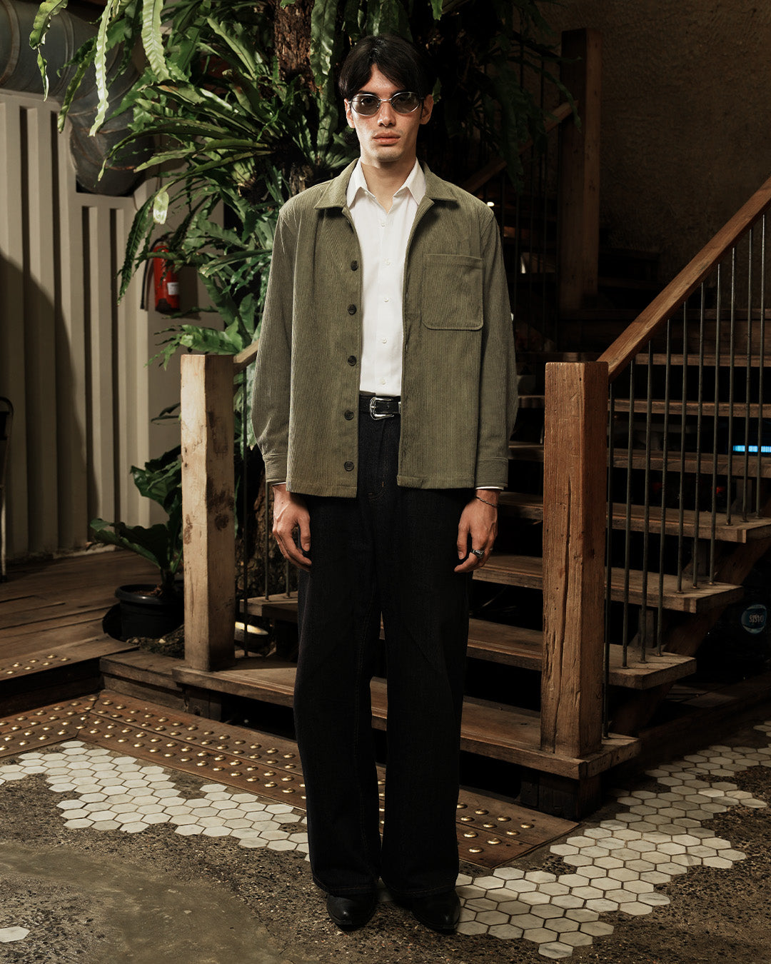 Overshirt Corduroy - Sage Green