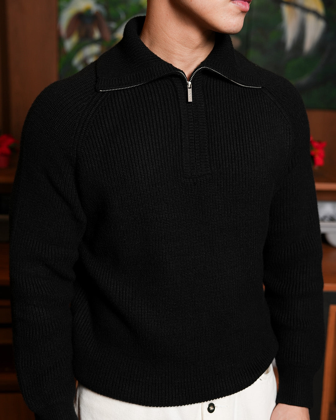 Classic Pull-Zipper SIGNORE - Black