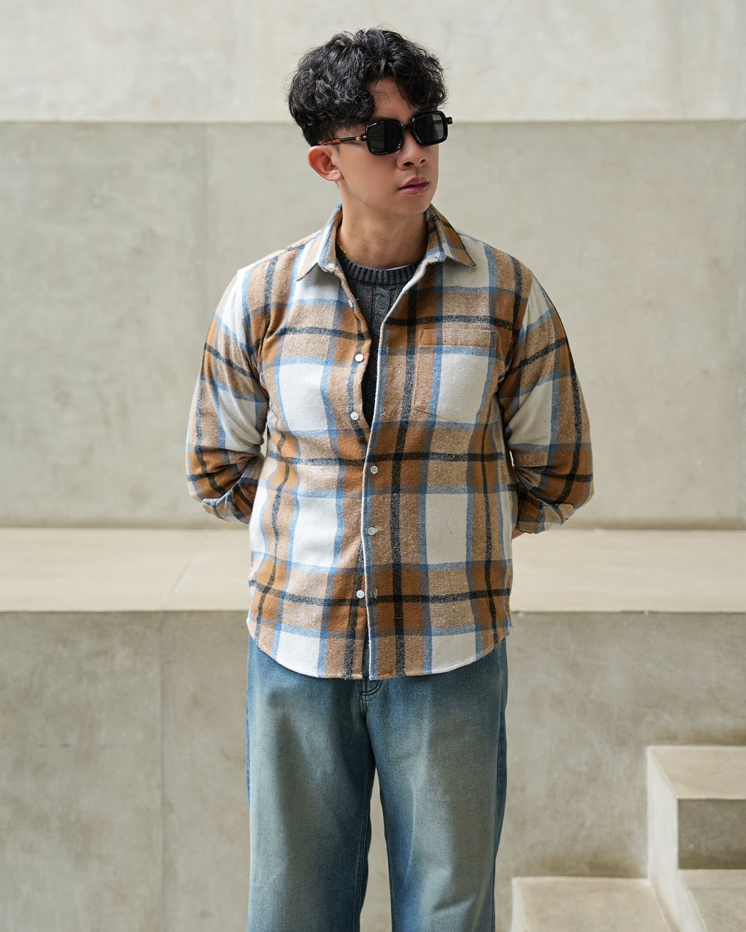 Classic Flannel Shirt - Blue Coast