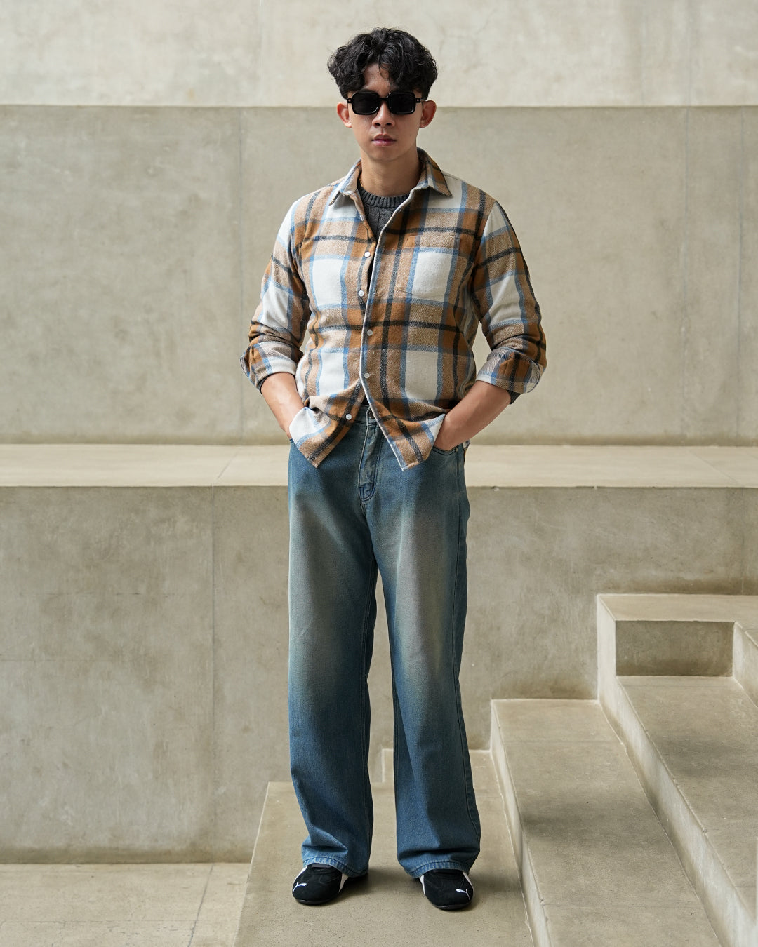 Classic Flannel Shirt - Blue Coast