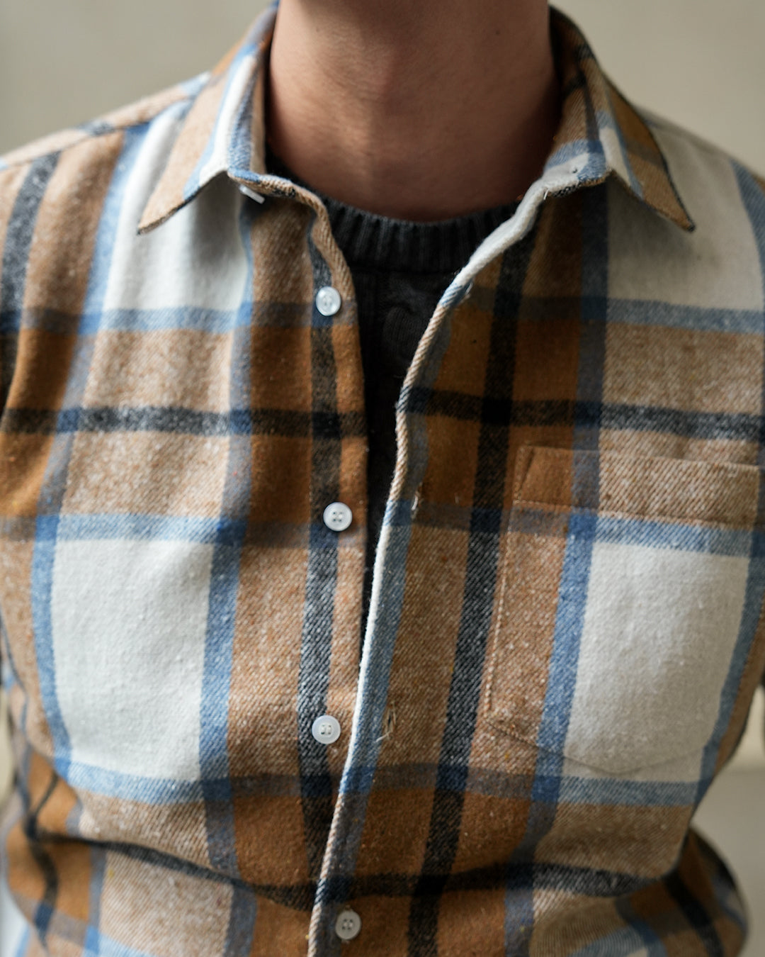 Classic Flannel Shirt - Blue Coast