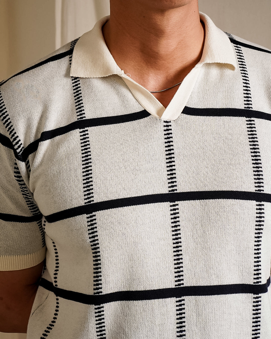 Polo Fenndy Short Sleeve Cotton - Offwhite