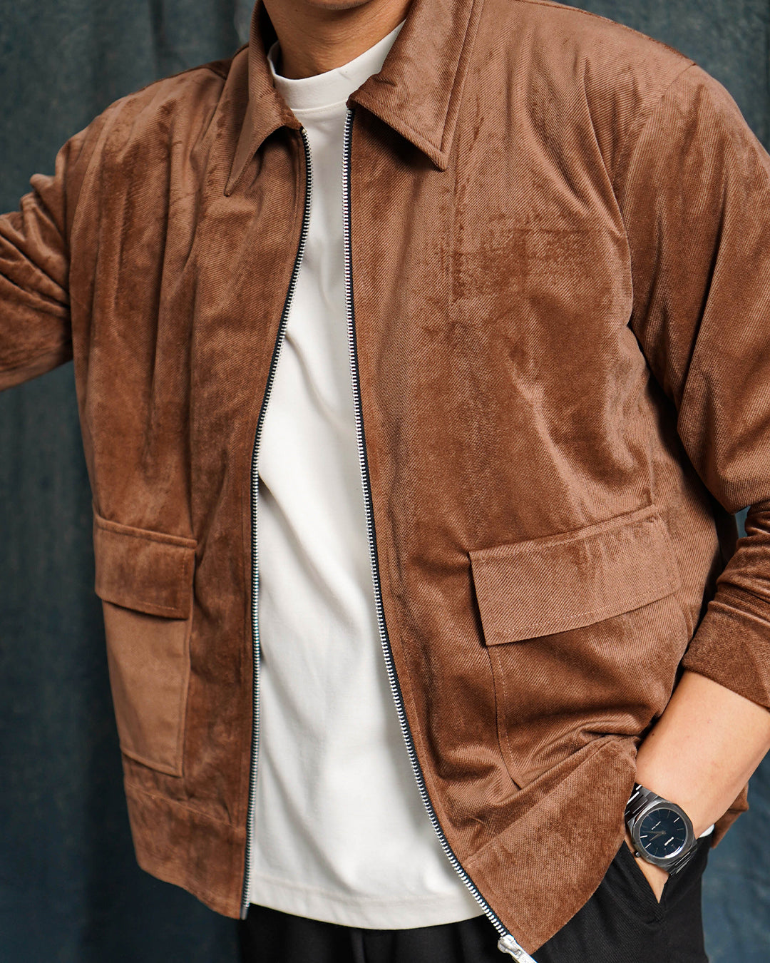 Jacket Semiwool - Brown