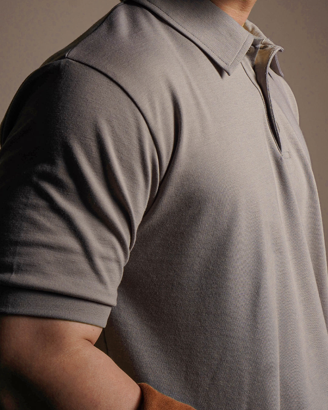 Polo Modern Fit Minimal Breeze Wear - Moonrock