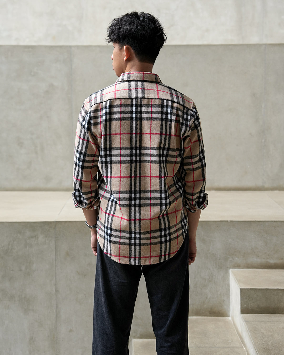 Classic Flannel Shirt - Oxford Tan
