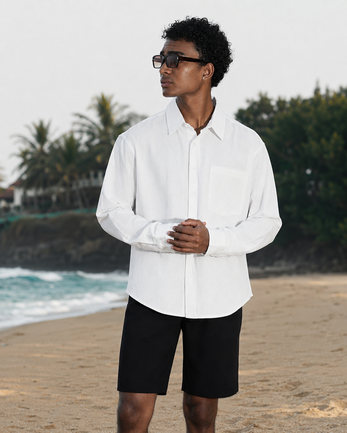 Linen Shirt - White