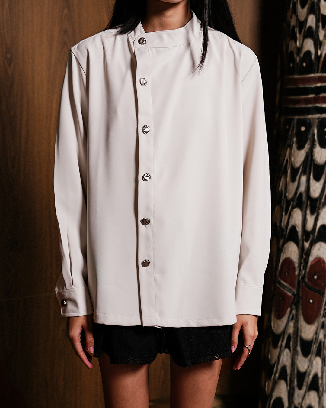 Asymetrical Shirt - Offwhite