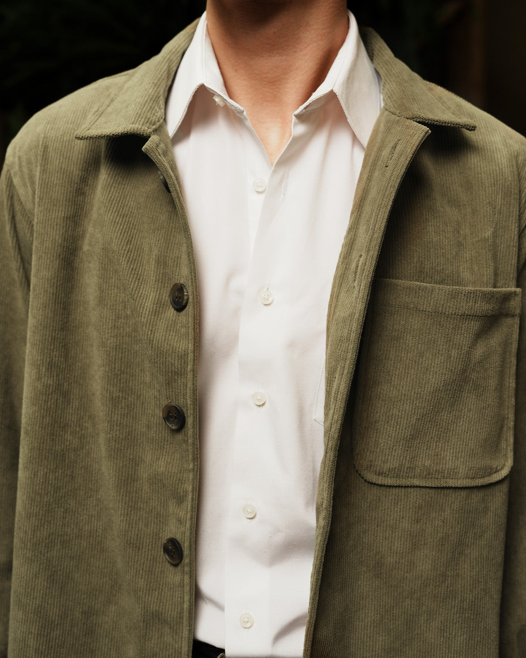 Overshirt Corduroy - Sage Green