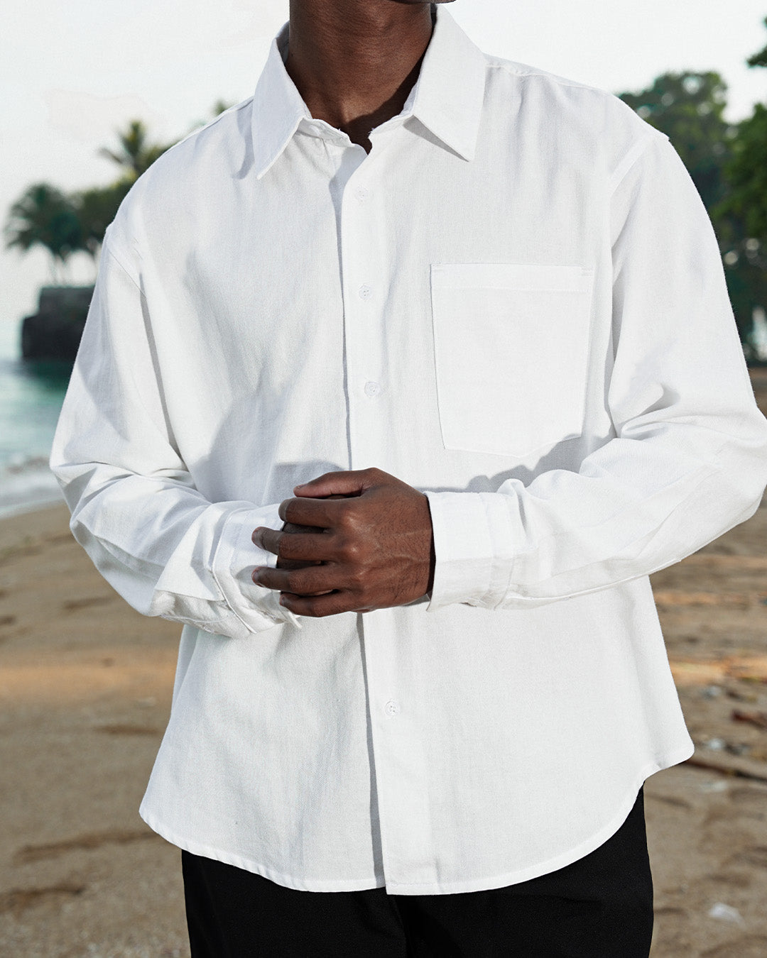 Linen Shirt - White