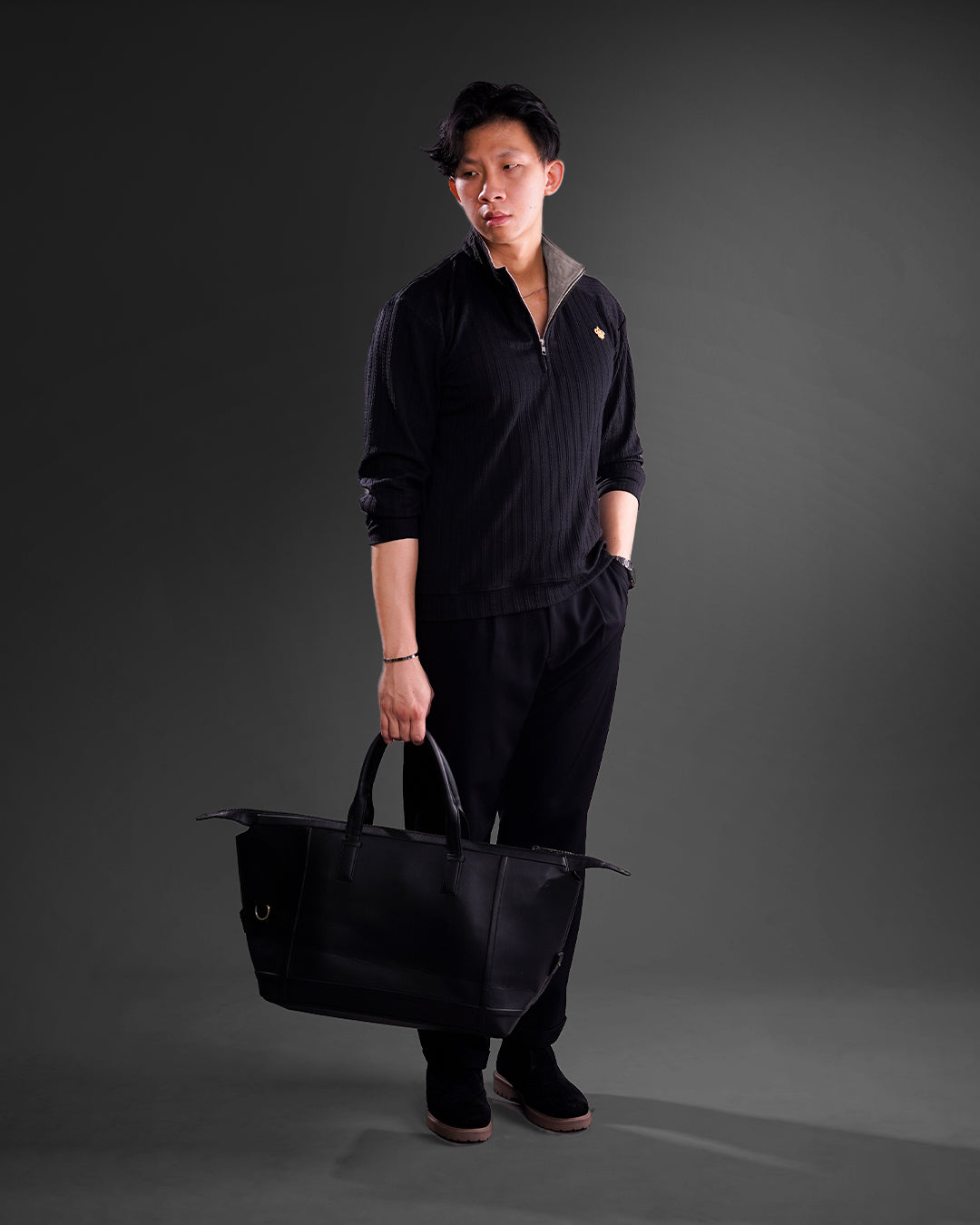 Marvin Suede - Black Gray