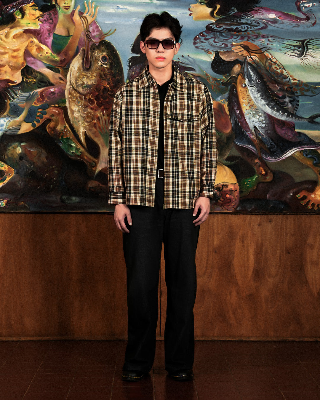 Flannel Overshirt Jacket - Hazel Tartan