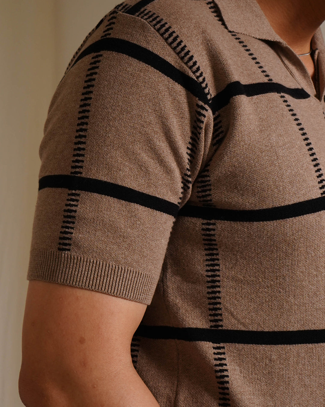 Polo Fenndy Short Sleeve Cotton - Brown