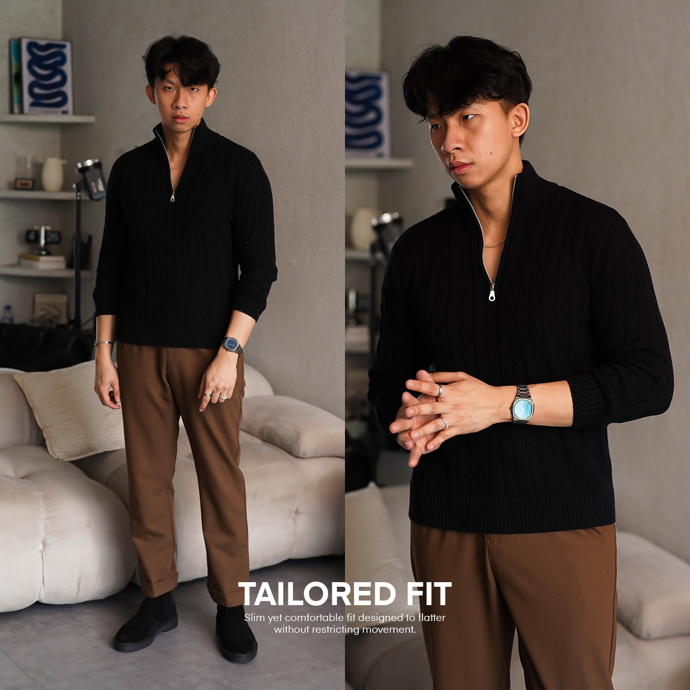 Button Up Shirt - Almond Brown