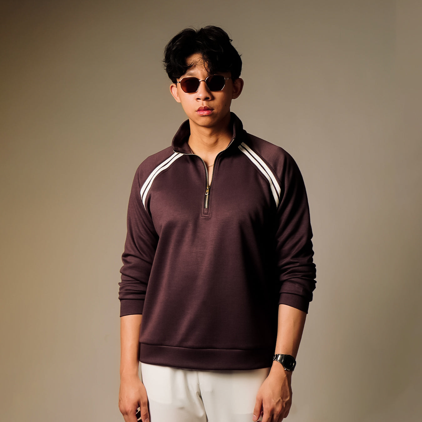 Button Up Shirt - Almond Brown