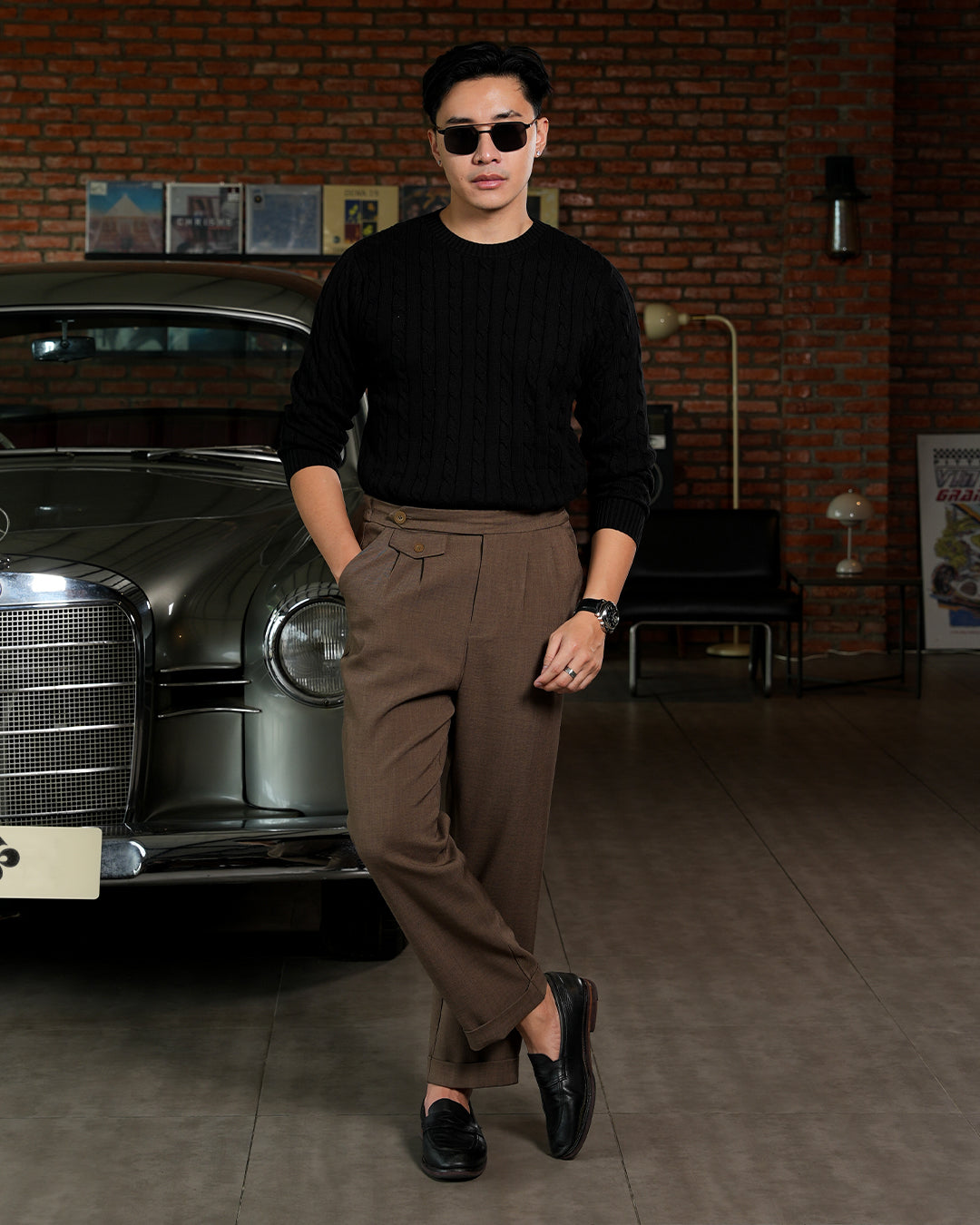 Summer Gurkha Pants - Brown