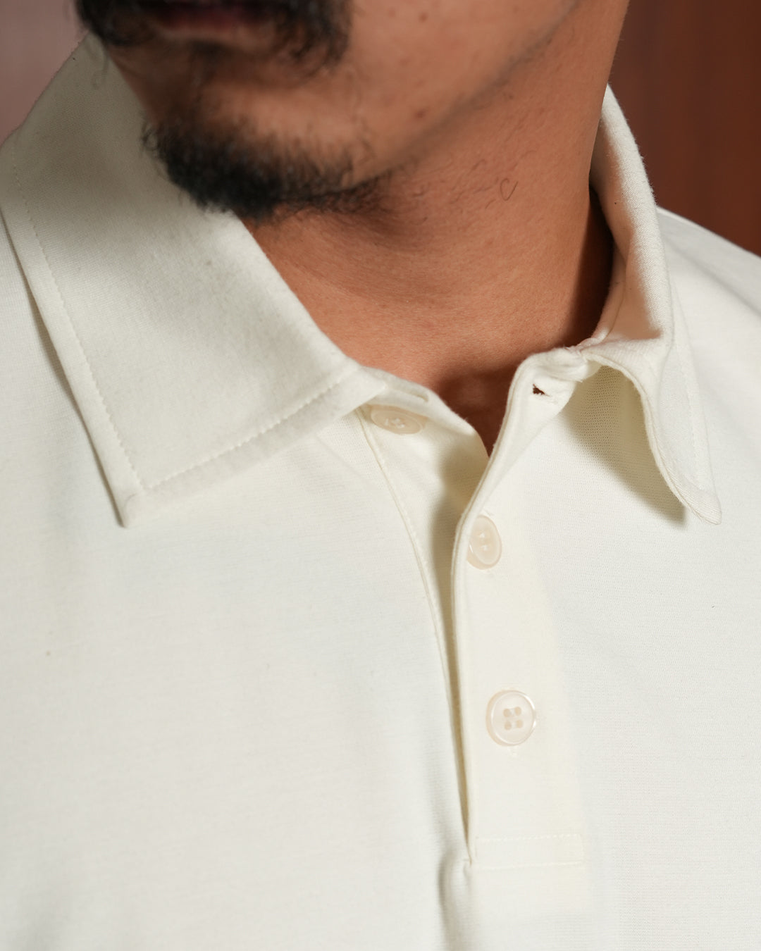Polo Modern Fit Minimal Breeze Wear - Offwhite