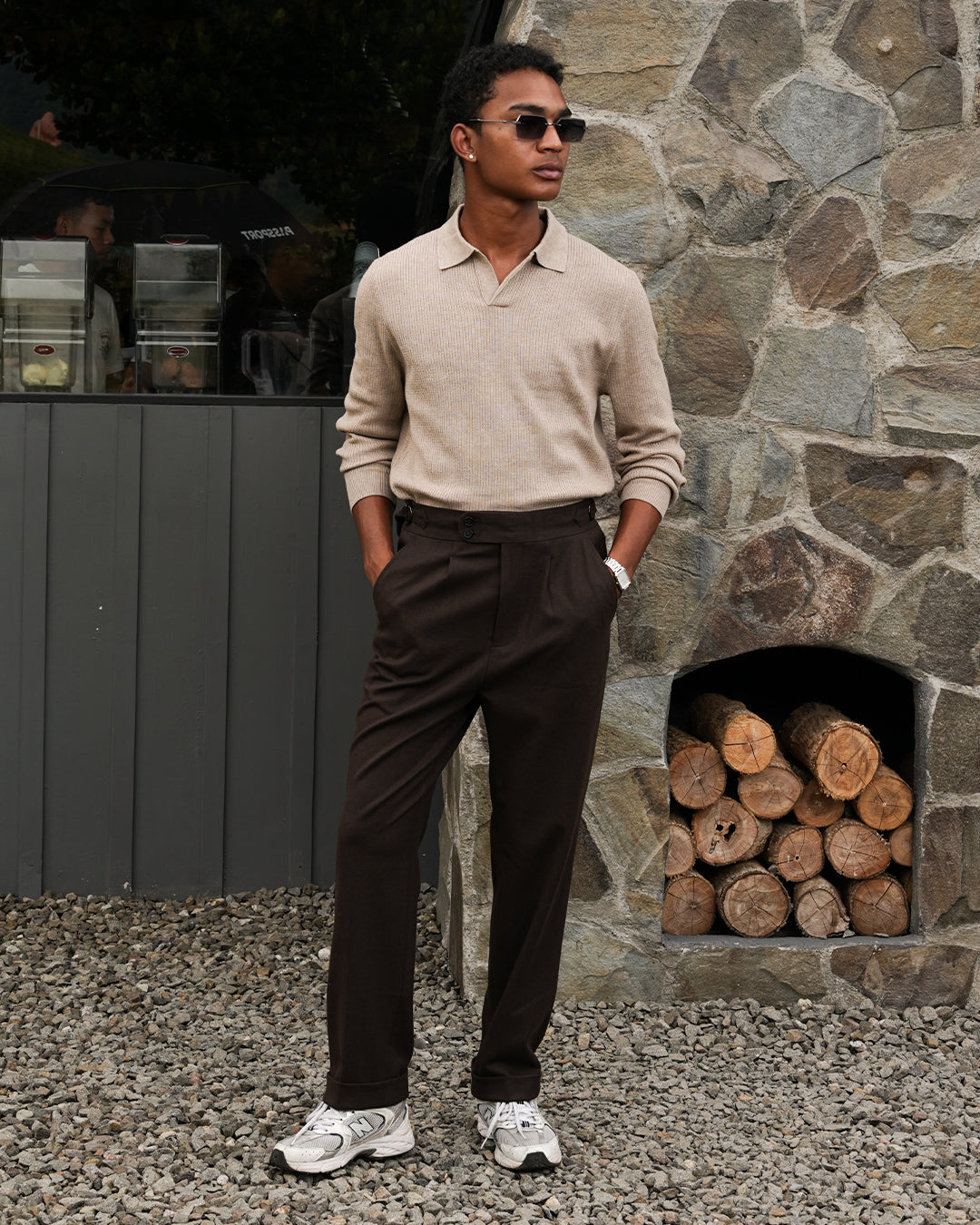 Gurkha Pants Cotton Wool - Coffee