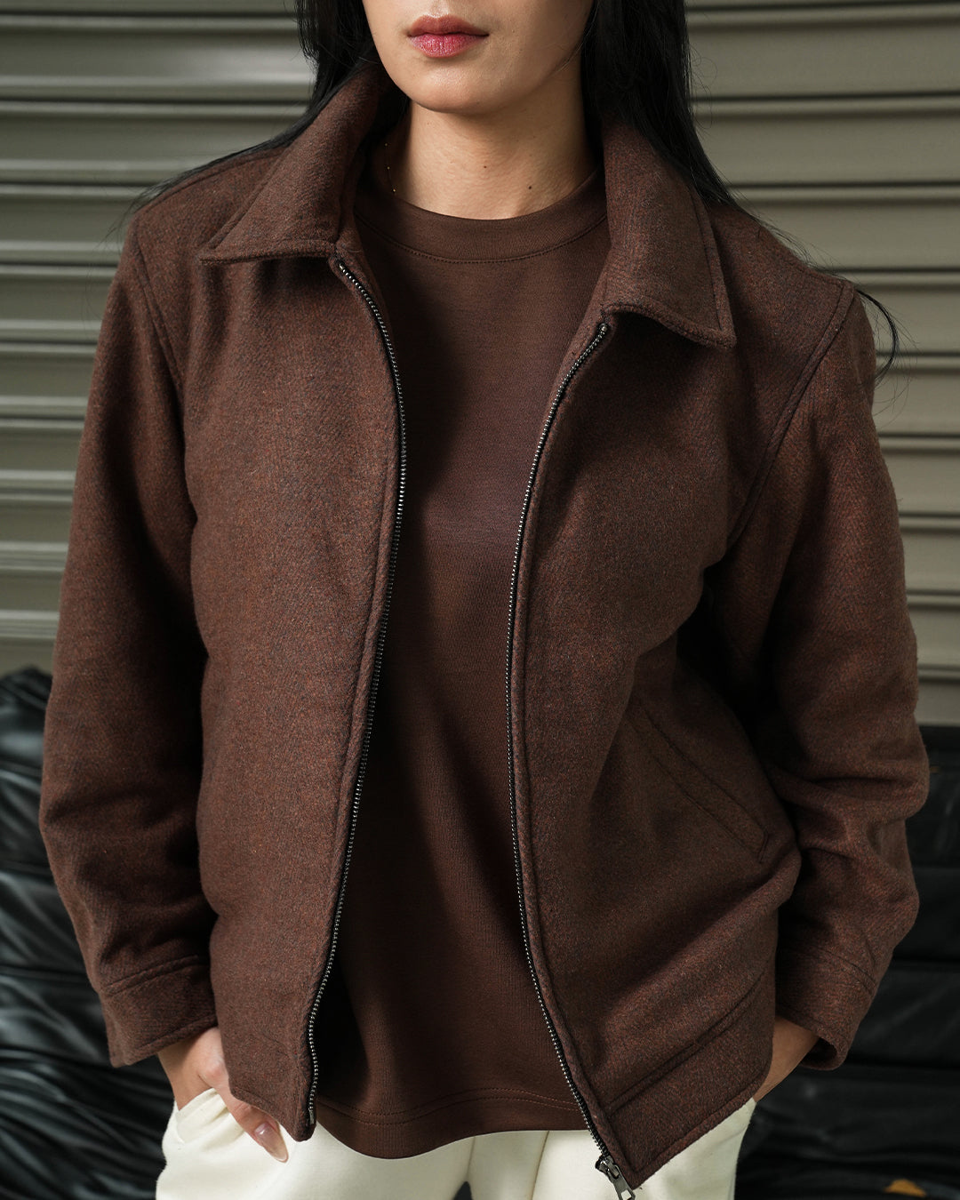 Woolaken Flannel Work Jacket - Gotham Dusk