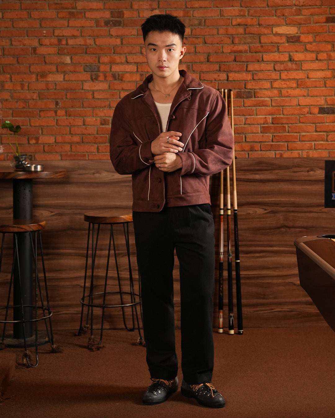 Gurkha Pants Cotton Wool - Black