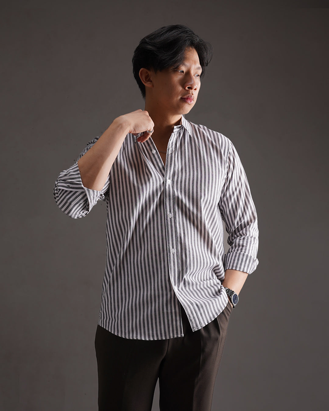 Yanded Stripe - Gray