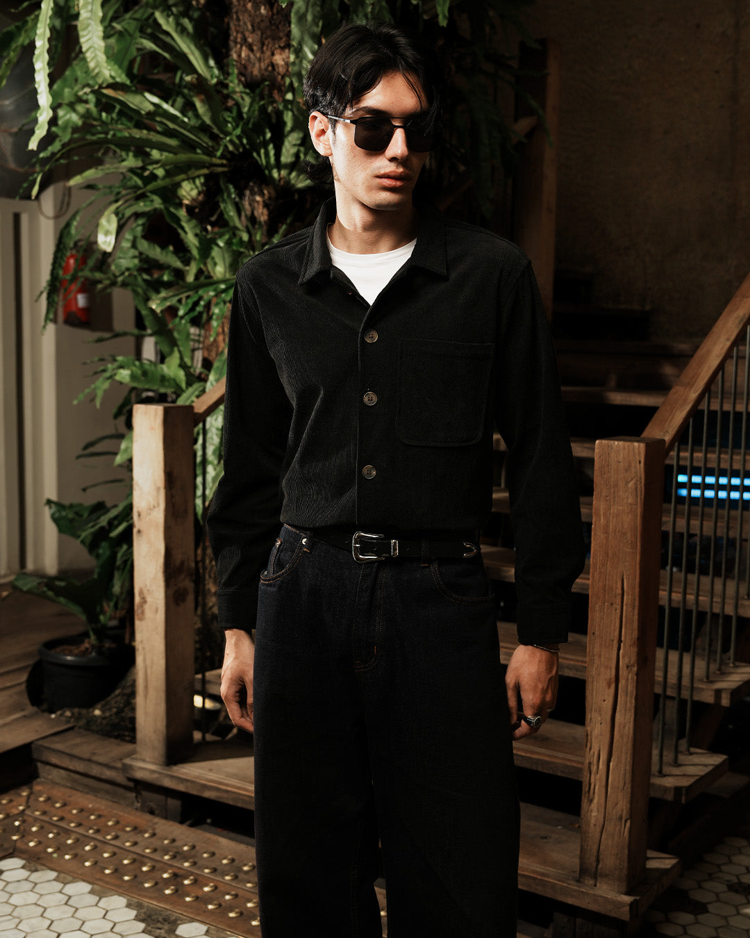 Overshirt Corduroy - Black