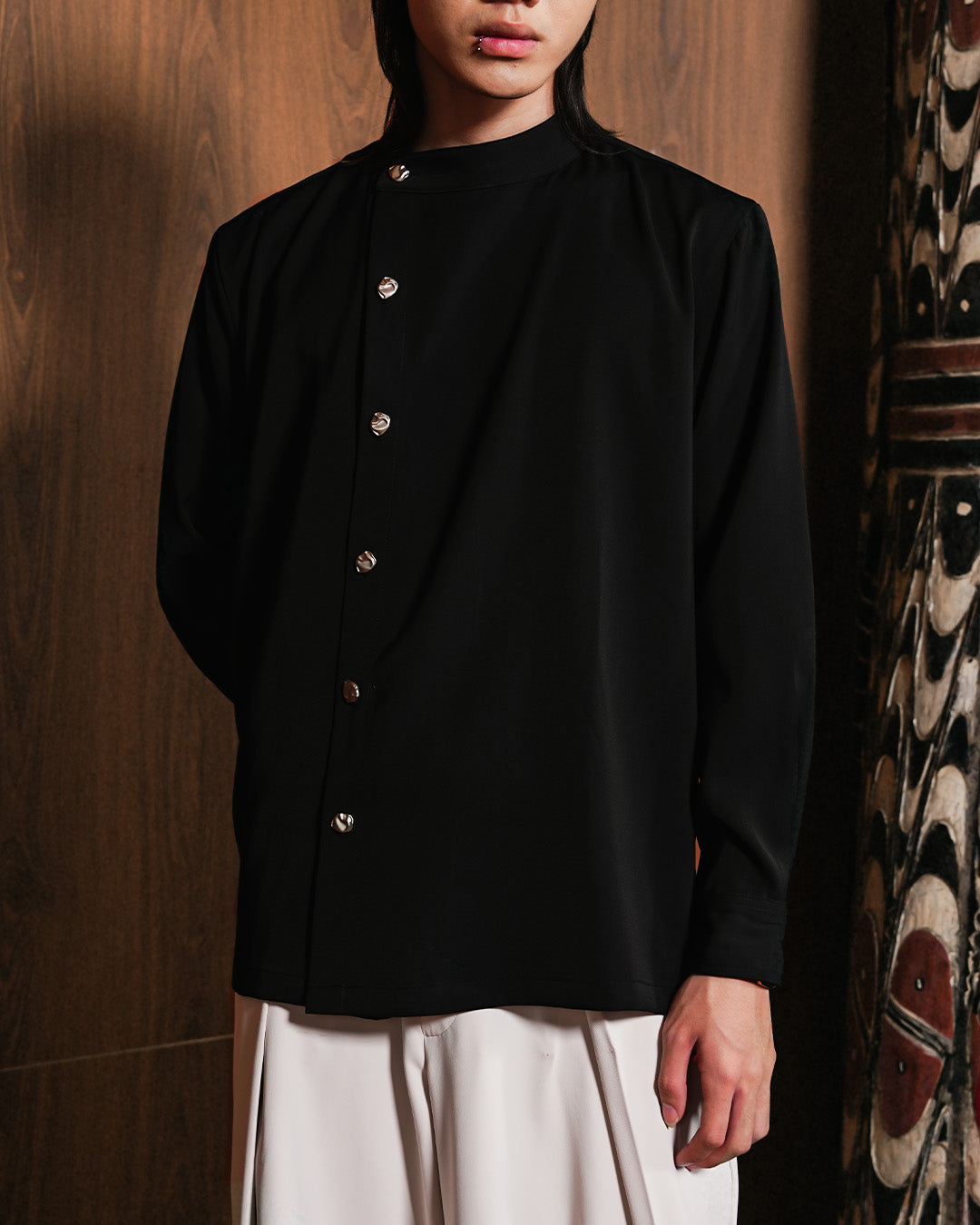 Asymetrical Shir - Black