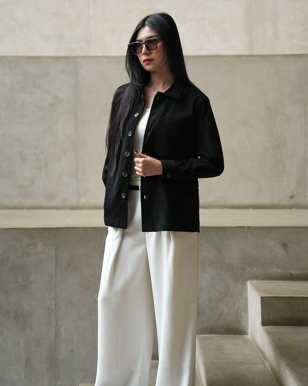 Overshirt Corduroy - Black