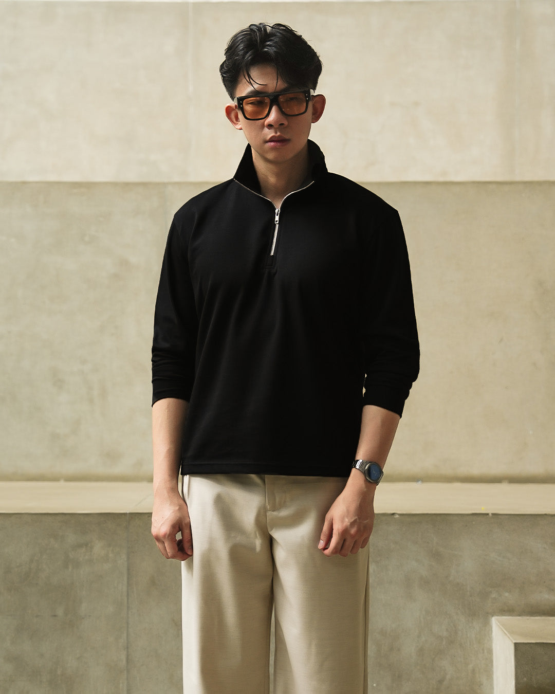 Half Zip Breeze Wear 2.0 - Black