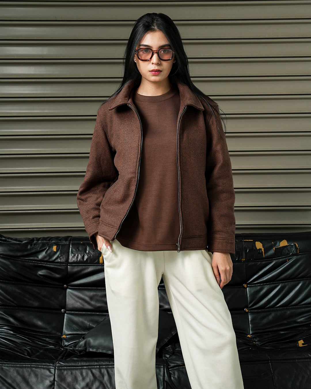 Woolaken Flannel Work Jacket - Gotham Dusk