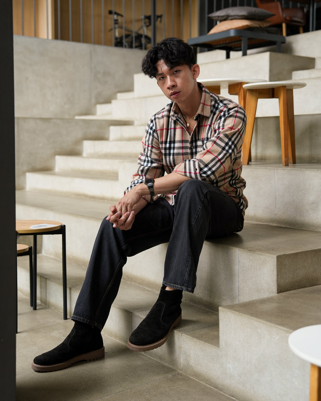 Classic Flannel Shirt - Oxford Tan
