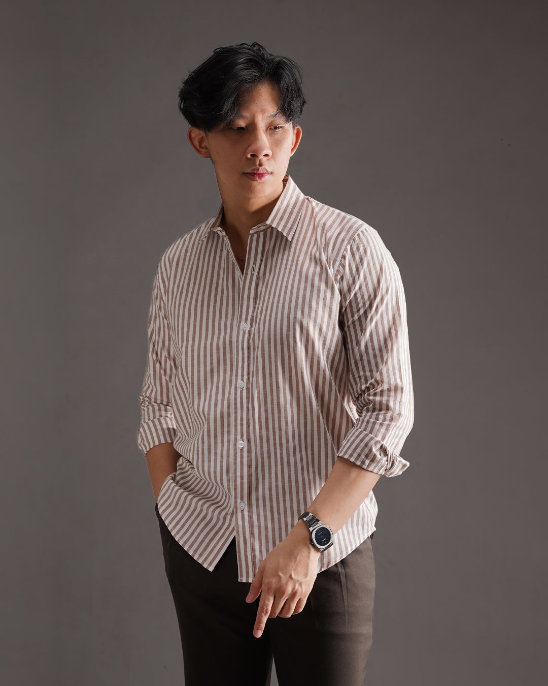Yanded Stripe - Brown